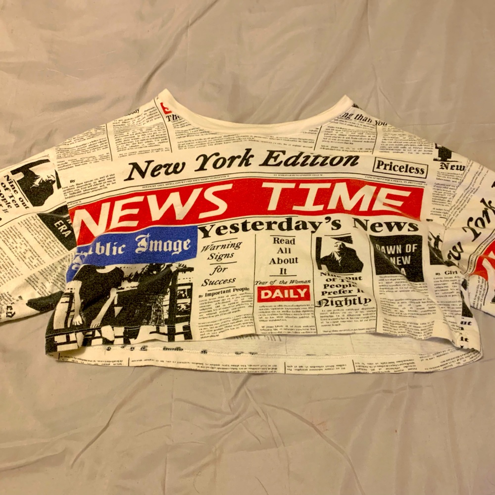 Forever 21 small news crop top